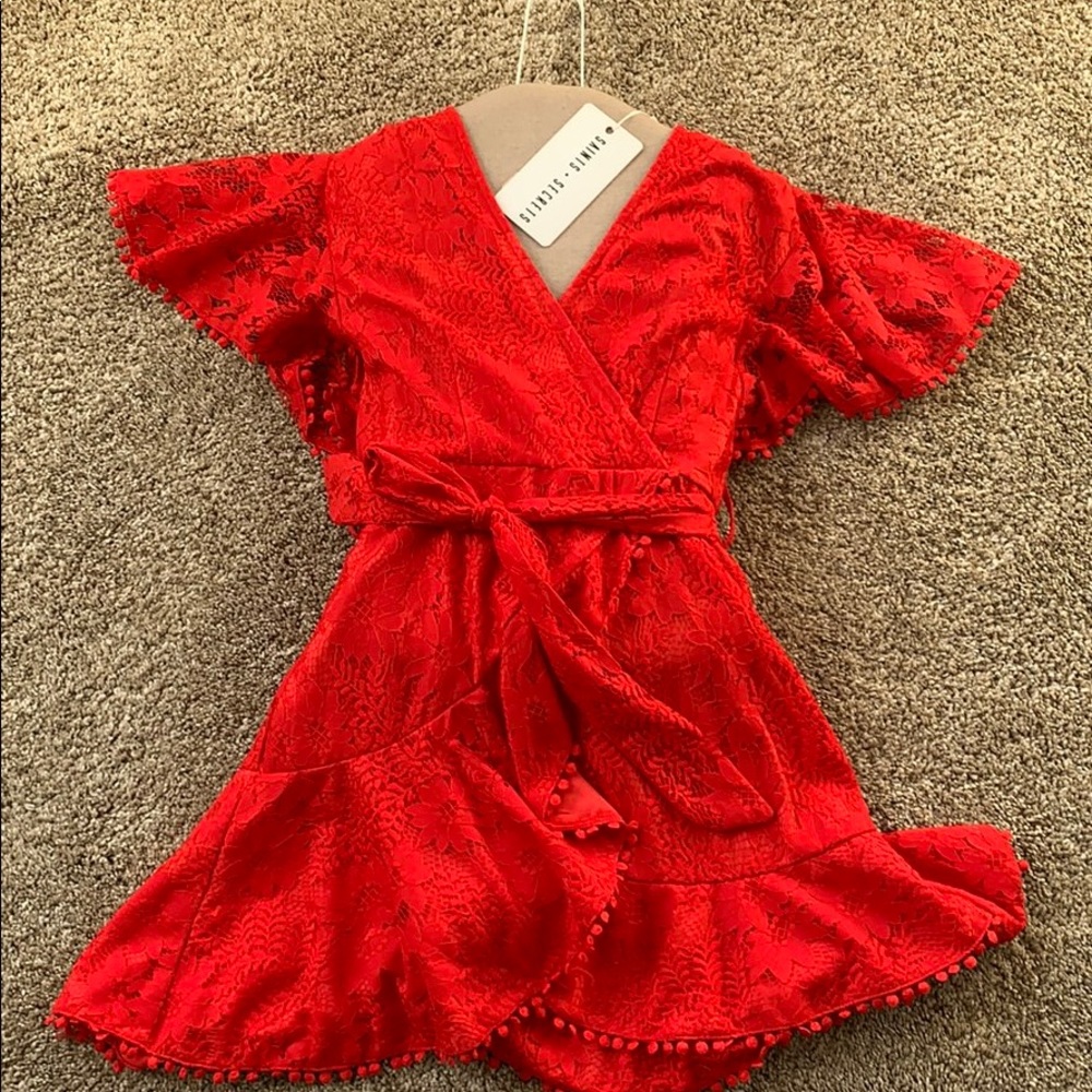 Saints + Secrets (Hello Molly) Red mini dress!